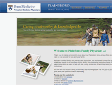 Tablet Screenshot of plainsboromd.com